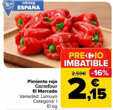carrefour - Pimiento Rojo