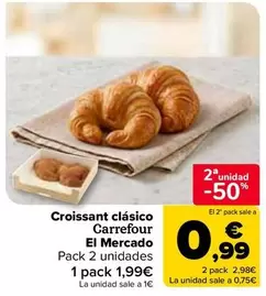 carrefour - Croissant Clasico El Mercado