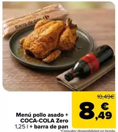 Coca-Cola - Menu Pollo Asado + Zero