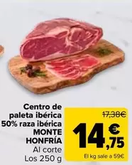 Centro De Paleta Iberica 50% Raza Iberica