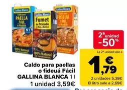Gallina Blanca - Caldo Para Paellas O Fideua Facil