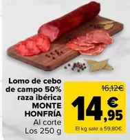 Lomo De Cebo De Campo 50% Raza Iberica
