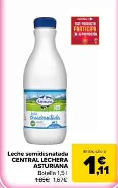 Central Lechera Asturiana - Leche Semidesnatada