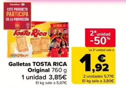 Tosta Rica - Galletas Original
