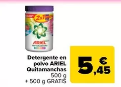 Ariel - Detergente En Polvo Quitamanchas
