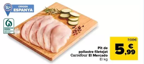 carrefour - Pit De Pollastre Filetejat El Mercado