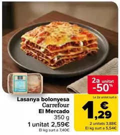carrefour - Lasanya Bolonyesa El Mercado