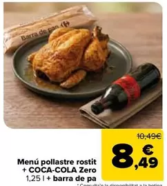 Coca-Cola - Menu Pollastre Rostit + Coca-cola Zero