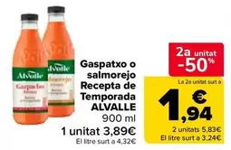 Alvalle - Gaspatxo O Salmorejo Recepta De Temporada