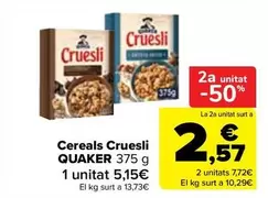 Quaker - Cereals Cruesli