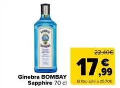 Bombay - Ginebra Sapphire