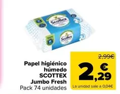Scottex - Papel Higienico Humedo