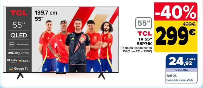 TCL - Tv 55" 55P7K