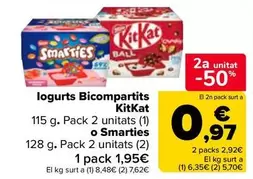Smarties - Iogurt Bicompartits