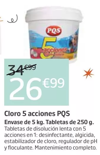 PQS - Cloro 5 Acciones