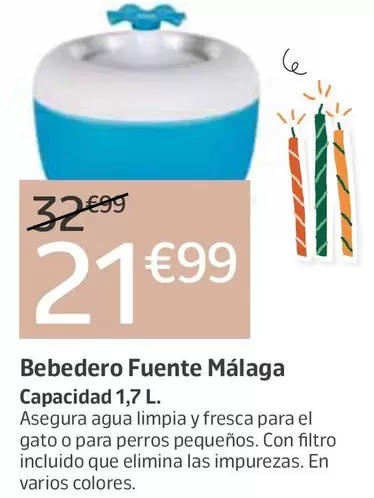 Bebedero Fuente Málaga