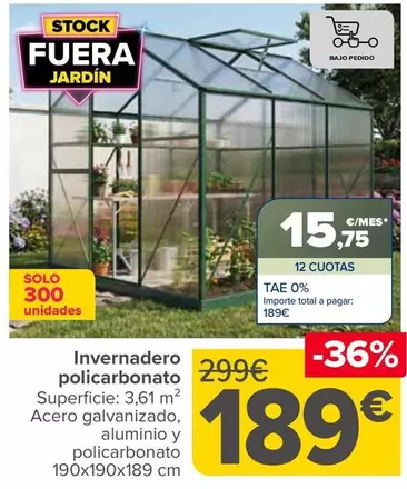 Invernadero Policarbonato