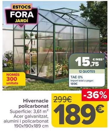 Invernadero Policarbonato