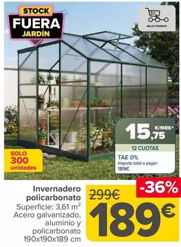 Invernadero Policarbonato