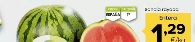Trop Fruits - Sandía Rayada Entera