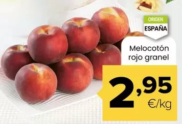 Melocoton Rojo Granel