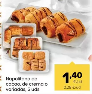 Napolitana De Cacao, De Crema O Variadas