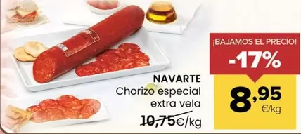 Navarte - Chorizo Especial Extra Vela