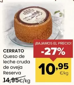 Cerrato - Queso De Leche Cruda De Oveja Reserva