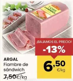 Argal - Fiambre De Sandwich