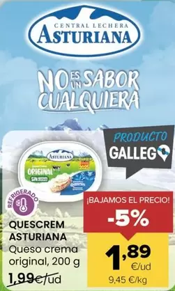 Asturiana - Quescrem Queso Crema Original