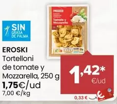 Eroski - Tortelloni De Tomate Y Mozzarella