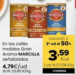 Marcilla - En Los Cafes Molidos Gran Aroma Senalizados
