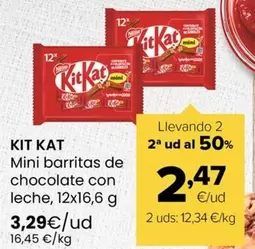 Kit Kat - Mini Barritas De Chocolate Con Leche