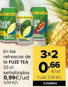 Fuze Tea - En Los Refrescos De Te 