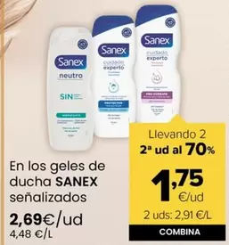 Sanex - En Los Geles De Ducha Senalizados