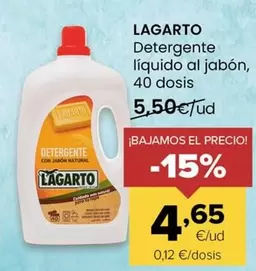 Lagarto - Detergente Líquido Al Jabón