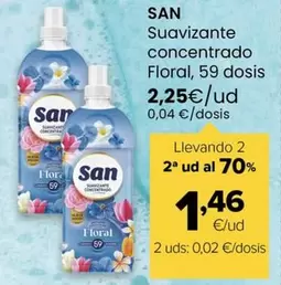 San - Suavizante Concentrado Floral