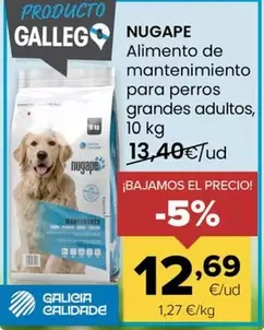 Nugape - Alimento De Mantenimiento Para Perros Grandes Adultos