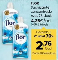Flor - Suavizante Concentrado Azul