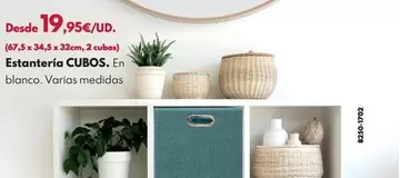 Estantería Cubos