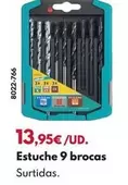 Estuche 9 Brocas