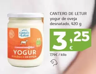 El Cantero De Letur - Yogur De Oveja Desnatado