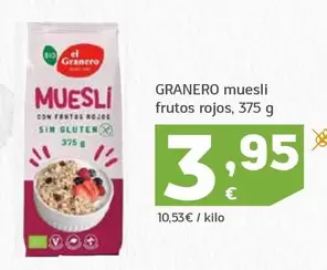 El Granero - Muesli Frutos Rojos