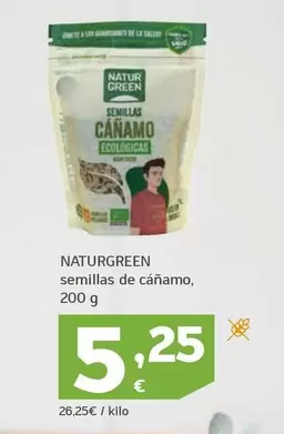 Naturgreen - Semillas De Canamo