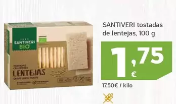 Santiveri - Tostadas De Lentejas