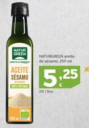 Naturgreen - Aceite De Sesamo