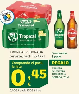 Tropical/Dorada - Cerveza