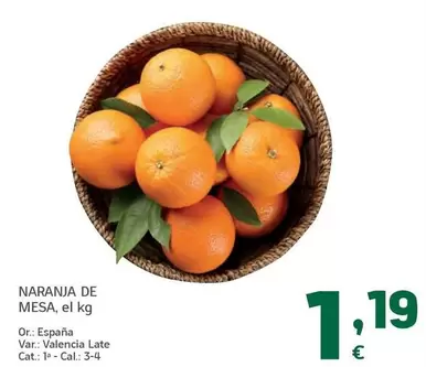 Naranja De Mesa