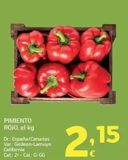 Pimiento Rojo