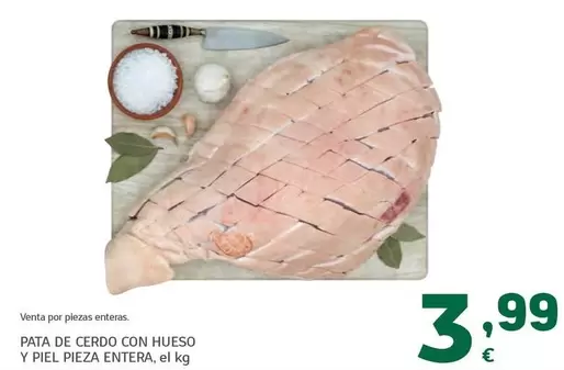 Pata De Cerdo Con Hueso Y Piel Pieza Entera